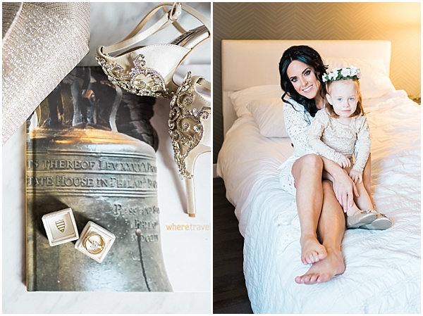 Bride & Flower Girl | Colleen & John | Brooke Bakken Photography | Destination Wedding Photographer