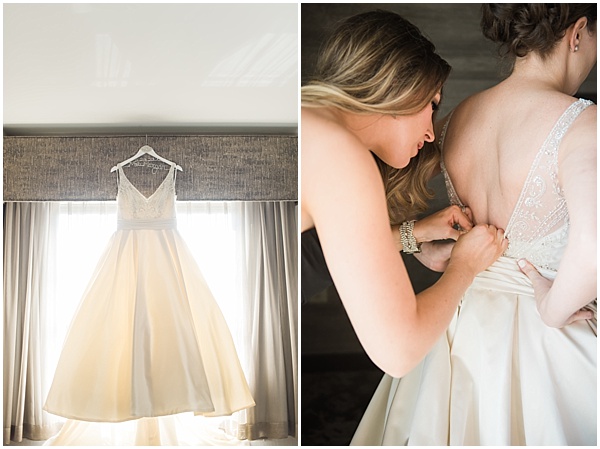Normandy Farm Hotel | Hanging Wedding Dress | Morgan Wedding | Brooke Bakken Photography | Destination Wedding Photographer