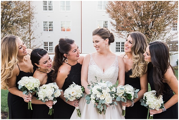 Normandy Farm Hotel | Bridal Party Laughs | Morgan Wedding | Brooke Bakken Photography | Destination Wedding Photographer
