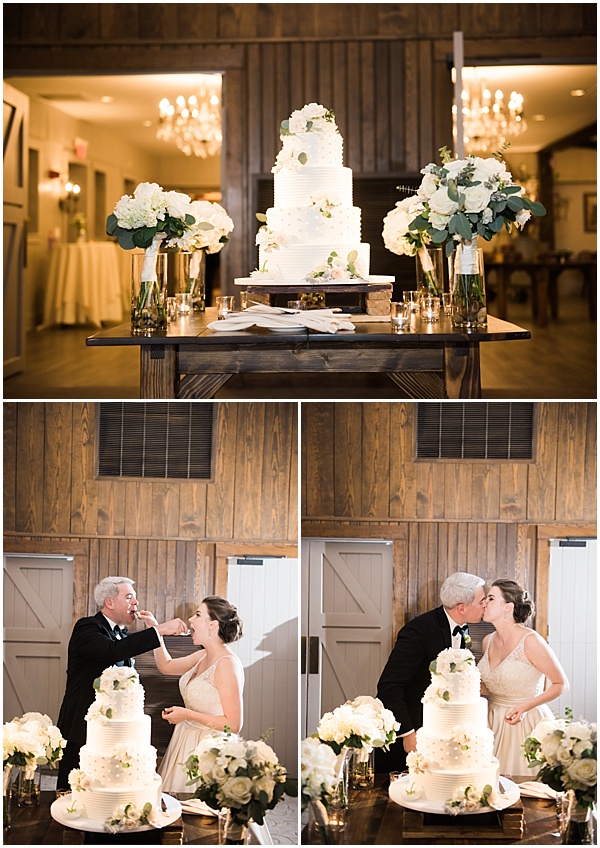 Normandy Farm Hotel | Wedding Reception | Wedding Cake | White, Blush, Ivory, & Green | Morgan Wedding | Brooke Bakken Photography | Destination Wedding Photographer