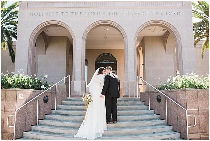 Newport Beach LDS Temple Wedding | Bride & Groom | Mr. & Mrs. | Bridal Bouquet | Photography by destination wedding photographer Brooke Bakken | www.brookebakken.com