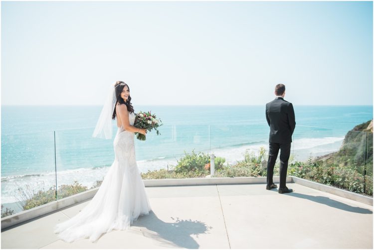 Beach Wedding | California Wedding | First Look | Bride and Groom | Beach Wedding | Wedding Photographer | California Photographer | Brooke Bakken Photography | www.brookebakken.com