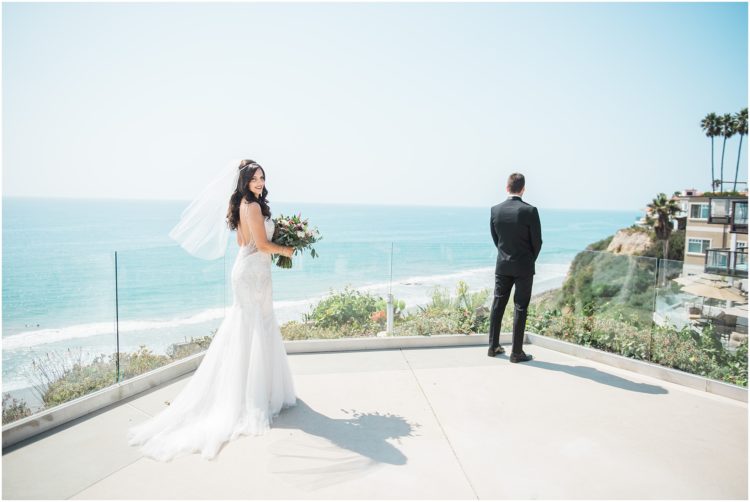 Beach Wedding | California Wedding | First Look | Bride and Groom | Beach Wedding | Wedding Photographer | California Photographer | Brooke Bakken Photography | www.brookebakken.com