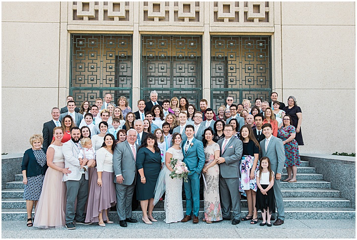 LA Temple Wedding | Family Photos | Brooke Bakken Photography | California Wedding Photographer