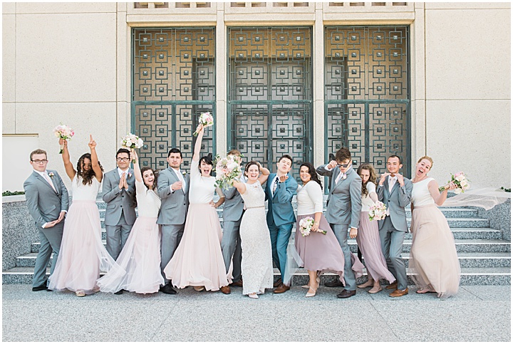 LA Temple Wedding | Wedding Party | Brooke Bakken Photography | California Wedding Photographer