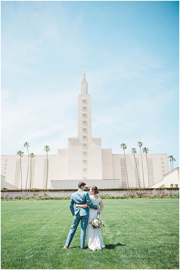 Bride & Groom | LA Temple Wedding | Brooke Bakken Photography | California Wedding Photographer