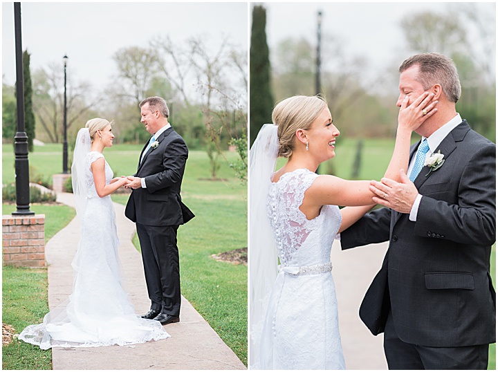 Houston, Texas Wedding | Father-Daughter First look | Wedding Photos | Texas Wedding Photographer | Brooke Bakken Photography | www.brookebakkenn.com