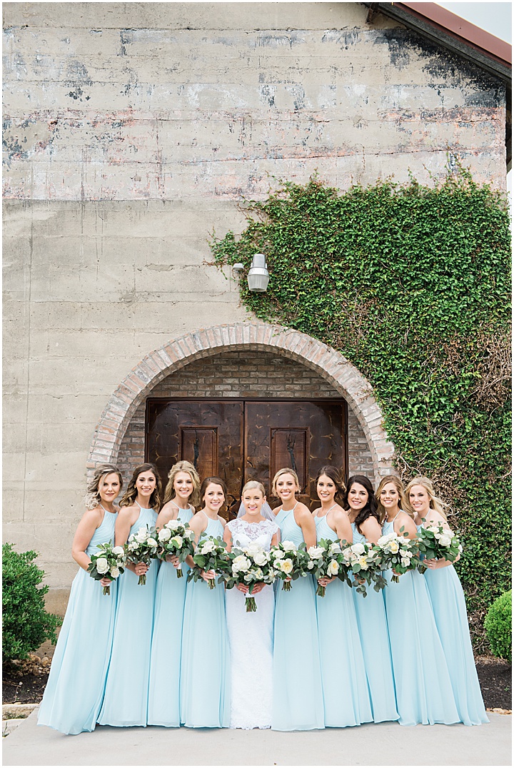 Houston, Texas Wedding | Bridesmaids | Wedding Party Photos | Pastel Blue Wedding | Texas Wedding Photographer | Brooke Bakken Photography | www.brookebakkenn.com