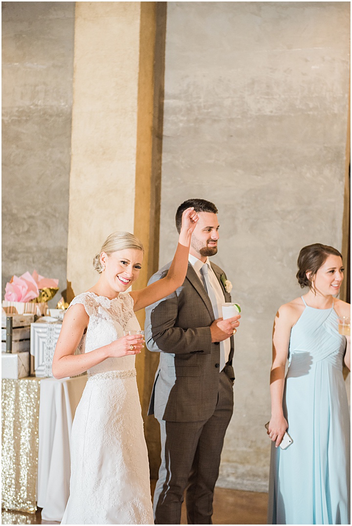 Houston, Texas Wedding | Old Dobbin Station | Wedding Reception | Wedding Toasts | Brooke Bakken Photography | Texas Wedding Photographer