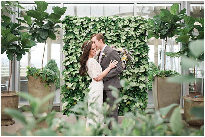 Utah Temple Wedding | LDS Wedding | Cactus & Tropicals Greenhouse | First Look Session | Brooke Bakken Photography | Utah Wedding Photographer | www.brookebakken.com