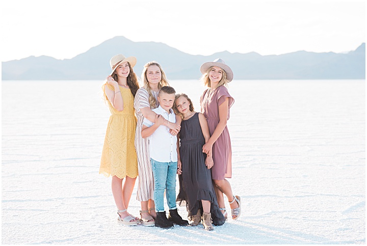 Family Session | Utah Family Photos | Salt Flats Utah | Utah Lifestyle Photographer | Utah Family Photographer | Bonneville Salt Flats | What to Wear for Family Photos | Brooke Bakken Photography | www.brookebakken.com