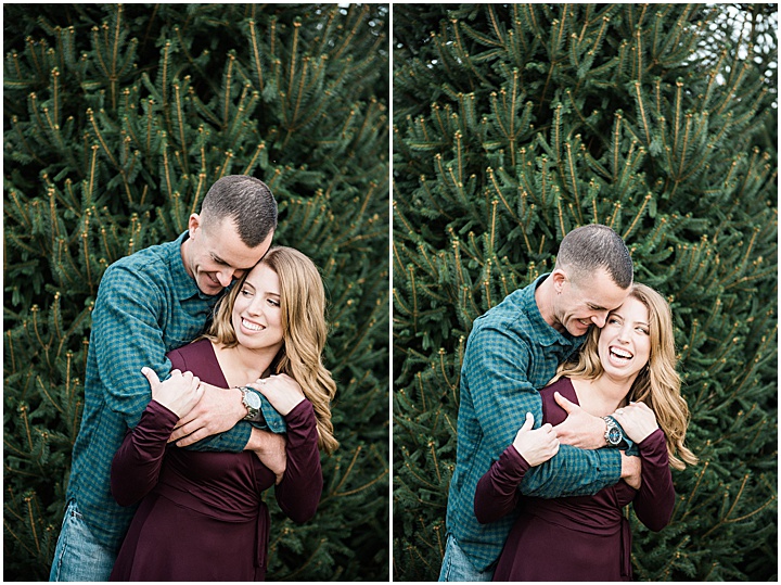 Engagement Photos | Engagement Photos Outfits | Engagement Photos Ideas | Engagement Photo Ideas | Engagement Photos with Dog | Christmas Engagement Pictures | Tree Farm Engagement Pictures | What to Do When You're Engaged | Brooke Bakken Photography | www.brookebakken.com