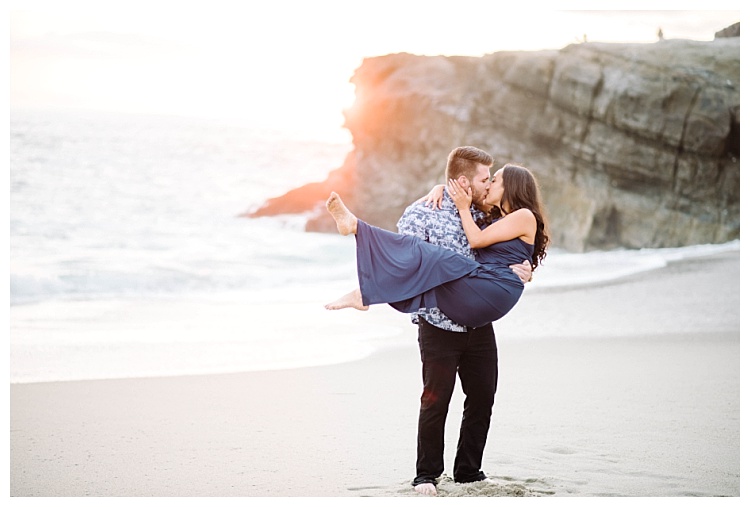 Dreamy engagements near Laguna Beach by Orange County wedding photographer Brooke Bakken