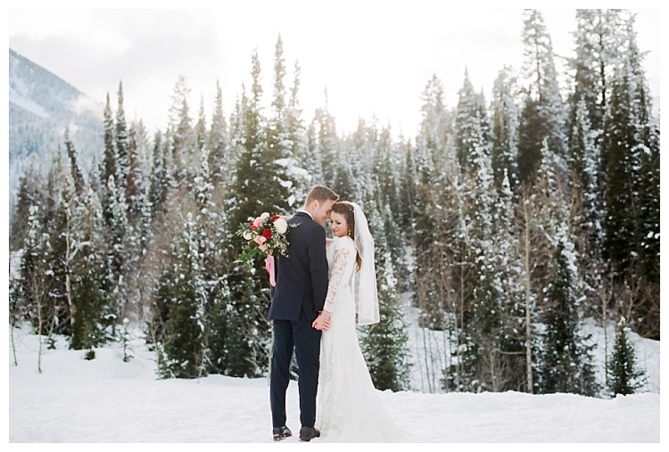 Snowy Bridals | Brooke Bakken | Winter Bridals | Utah Photographer
