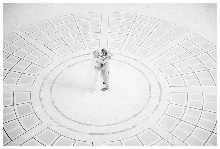 Rotunda floor of the Utah State capitol | Brooke Bakken | Utah Bridal Photographer