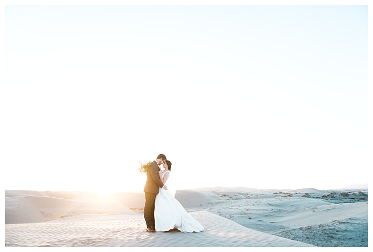 Sunset over the sand dunes | Brooke Bakken | Utah Wedding Photographer