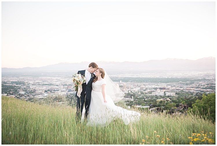 Salt Lake foothills bridals | Brooke Bakken | Utah Bridal Photographer