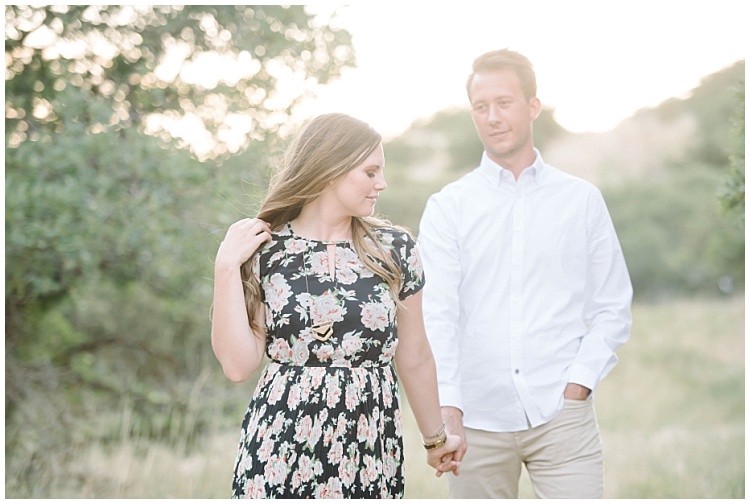 groom to be looking at fiance | Brooke Bakken | Utah Engagement Photographer