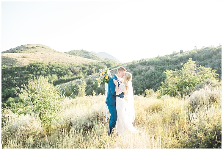 Sharing a moment together during bridals s | Brooke Bakken | Utah Bridal Photographer