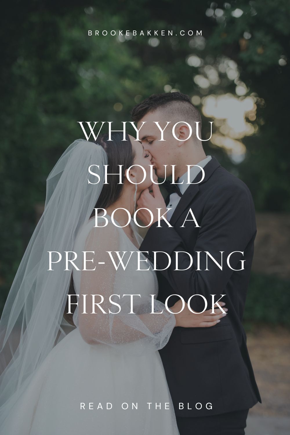 Pre-wedding first look pros