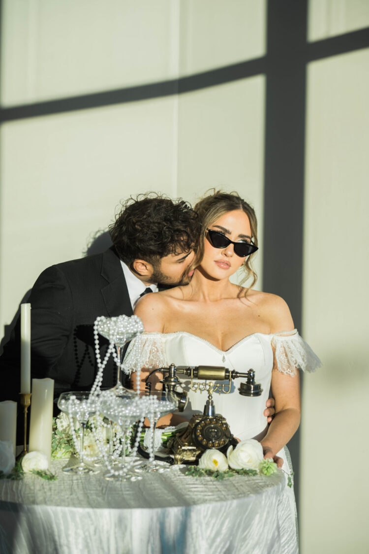 Editorial Wedding photography with dark and moody wedding aesthetic