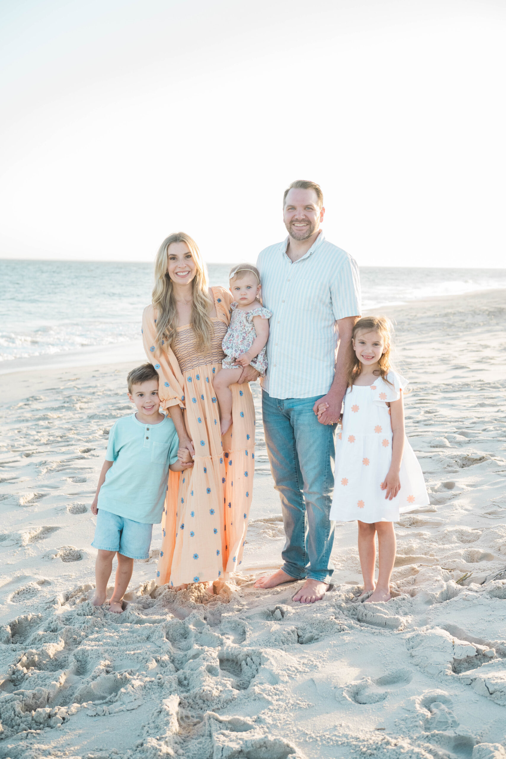 Family Summer Photoshoot on the beach outfit inspiration