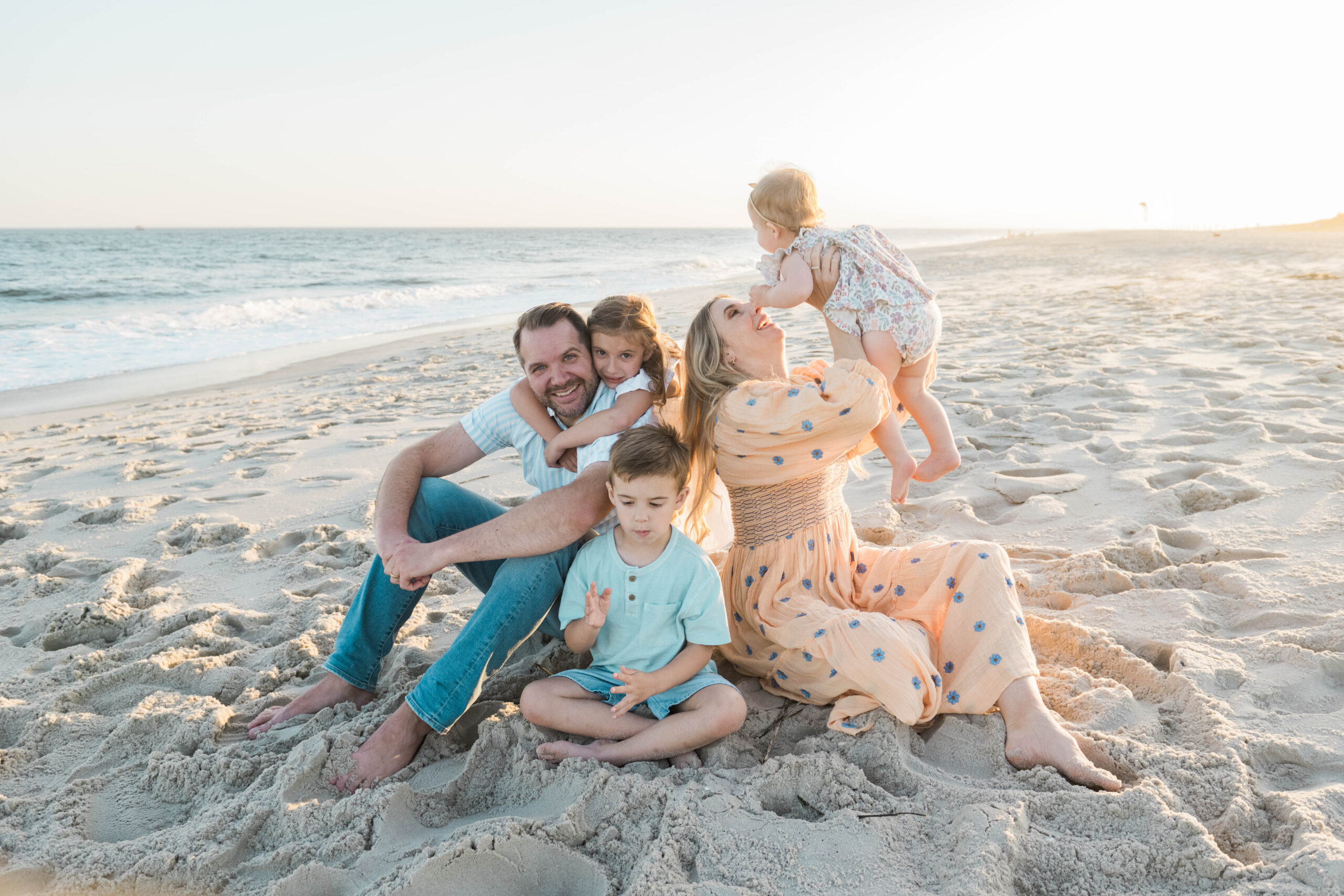 Family Summer Photoshoot on the beach outfit inspiration